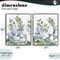 Stupell Industries Blue Spring Watercolors 2pc Framed Giclee Set, design by Kim Allen